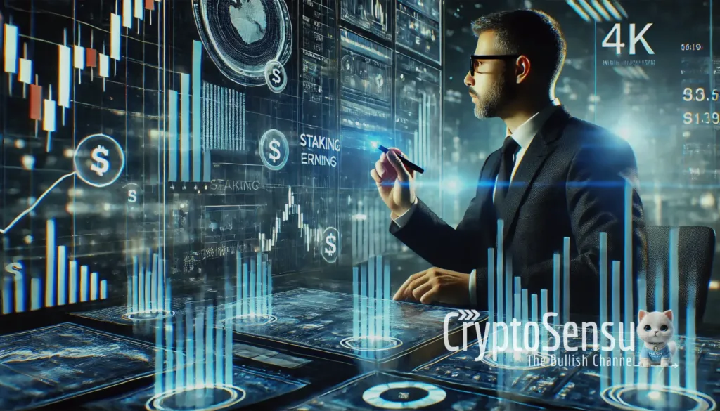 Ganhar renda passiva com staking