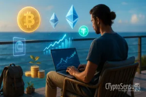 Como viver de renda com criptomoedas com segurança e consistência