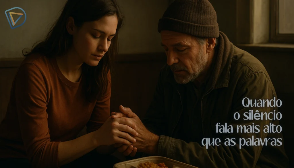 gesto silencioso e linguagem do exemplo