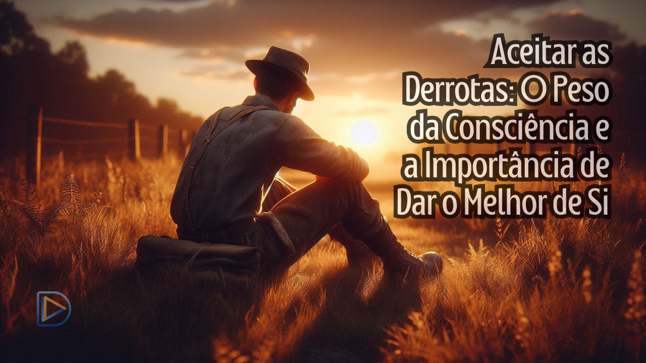 Aceitar as Derrotas: O Peso da Consciência e a Importância de Dar o Melhor de Si