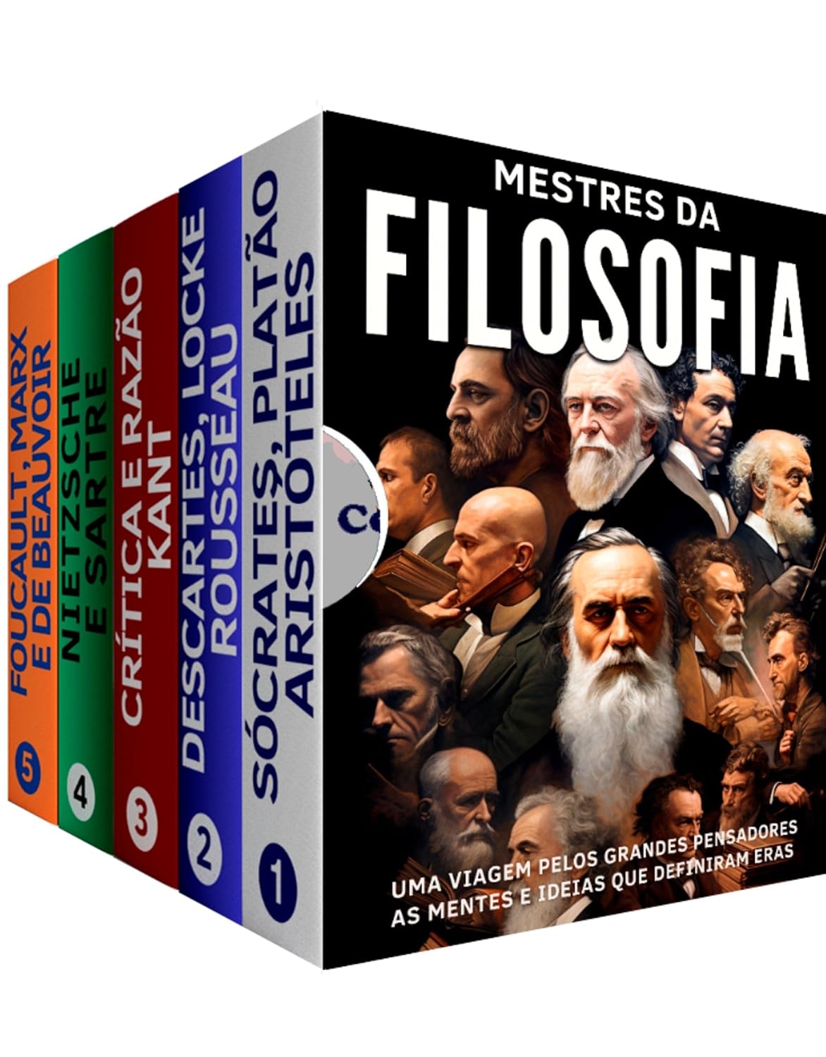 Mestres da Filosofia: BOX COM 5 LIVROS