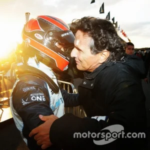estoicismo competitivo de Nelson Piquet com seu filho piloto