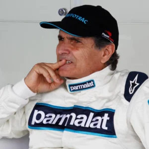 estoicismo competitivo de Nelson Piquet em momento reflexivo