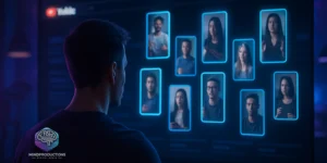 Criador de conteúdo se inspirando para criar canal de Shorts no YouTube