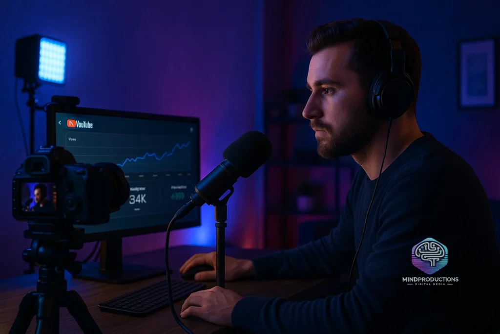 Como ganhar dinheiro no YouTube: setup moderno para produção de vídeos