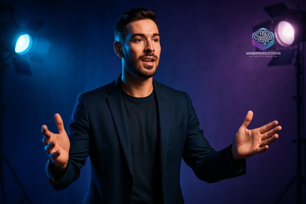 63. Oratória Online como Diferencial: Expressividade e Presença para se Destacar no Ambiente Digital 1 Oratória online com presença cênica e expressividade corporal